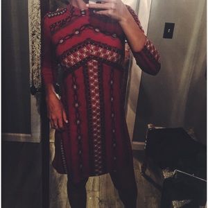 red free people dress worn once